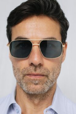 Bilge Karga Gregor Gold Blue Erkek Güneş Gözlüğü