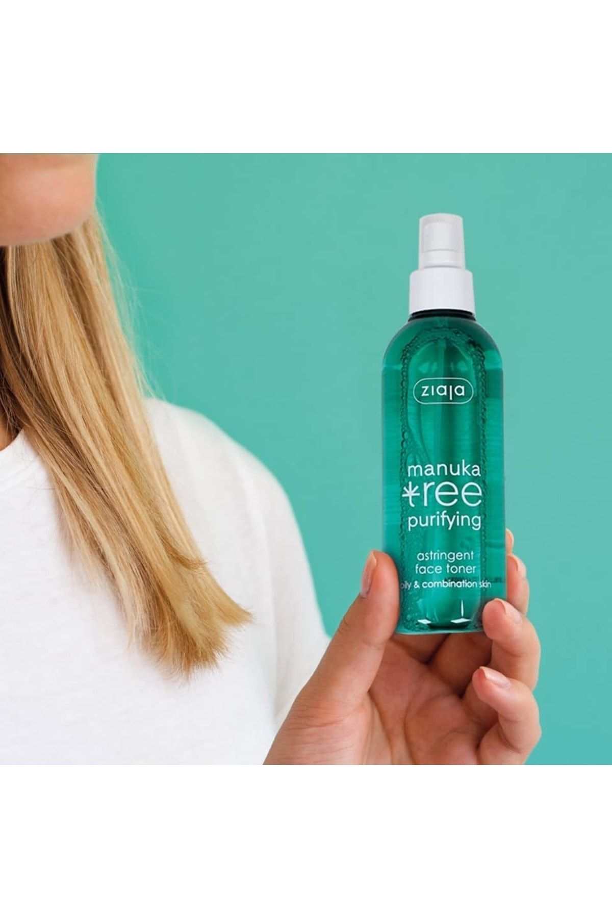 Ziaja Manuka Ağacı Özlü Akneli Cilt Tonik 200 ml ve Akneli Cilt Temizleme Jeli 200 ml 2'li Set - Görsel 3