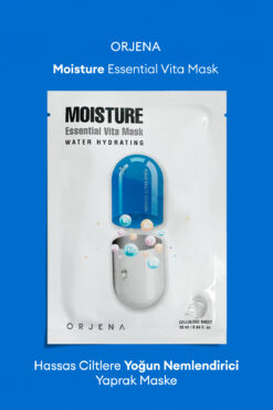 Orjena Hassas Ciltler İçin Yoğun Nemlendirici Yaprak Maske Moisture Essential Vita Mask