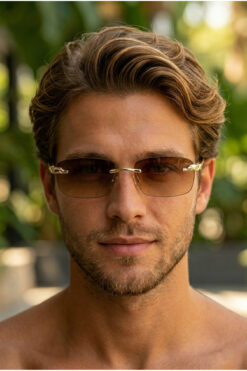 MONAL JACARTY GOLD SAP KAHVE GÜNEŞ GÖZLÜĞÜ Dikdörtgen Çerçeve 55 Ekartman