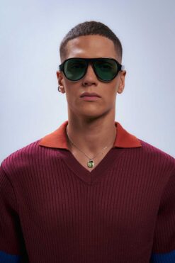 Bilge Karga Çardak Black Green Erkek Güneş Gözlüğü