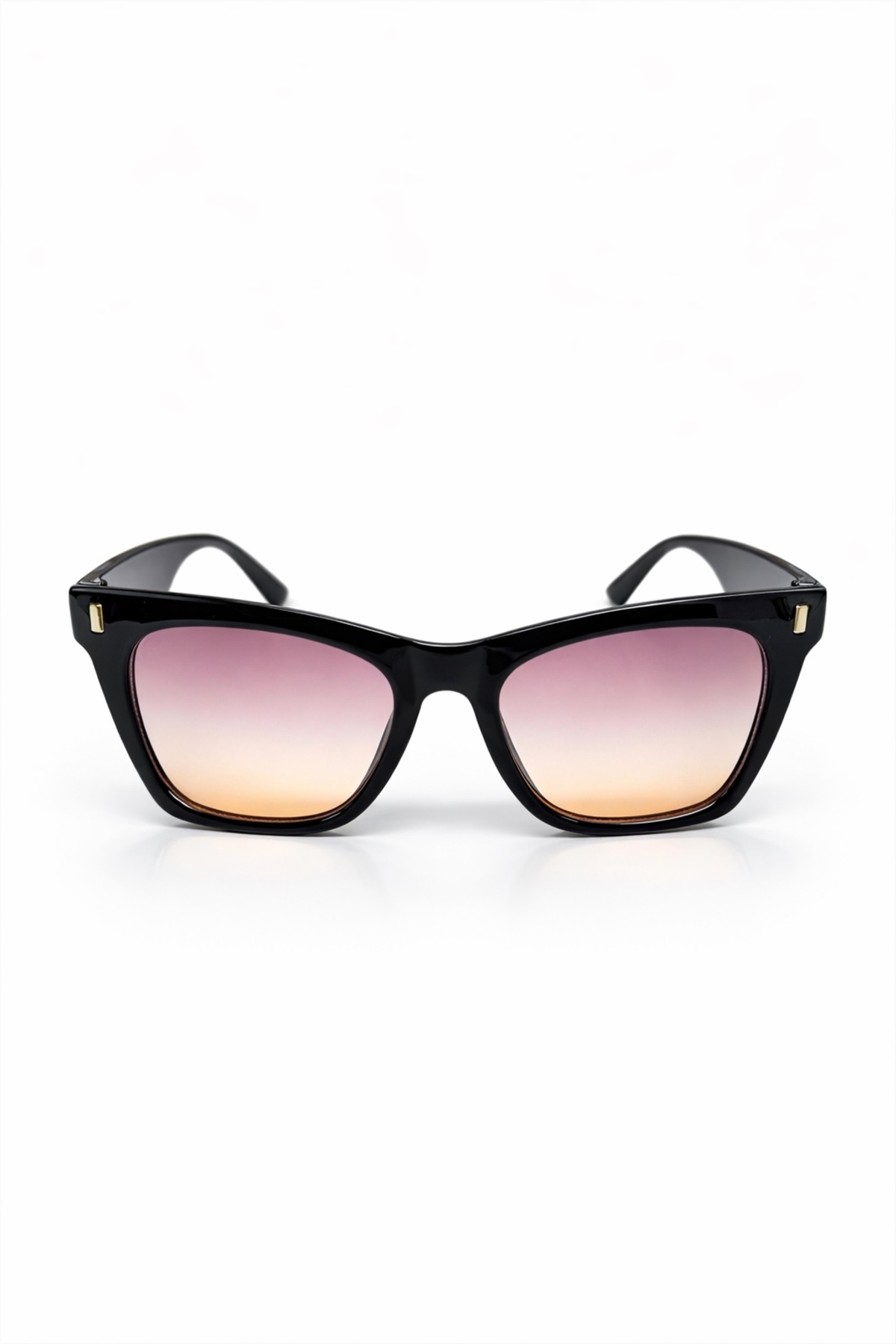 Eyesofia İris Unisex Siyah Füme Vintage Güneş Gözlüğü - Görsel 3