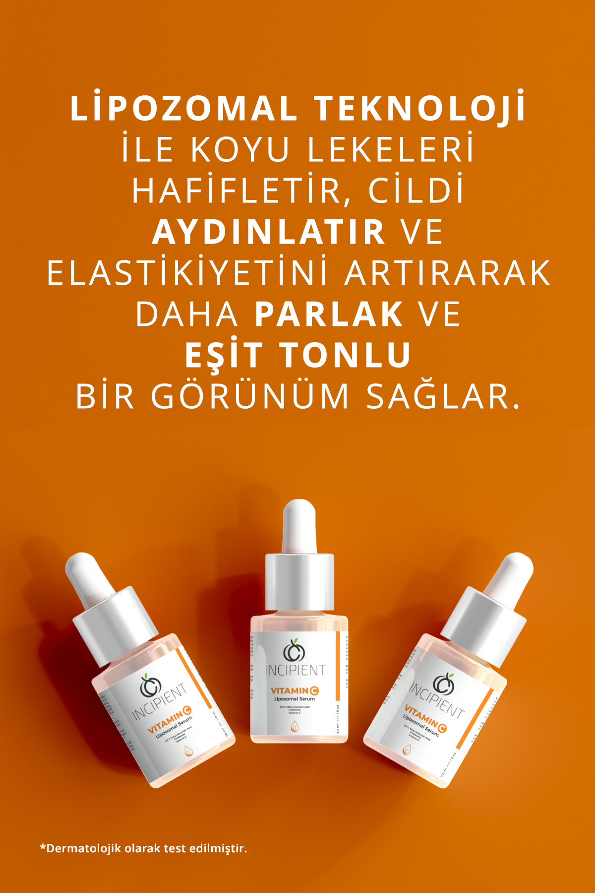 incipient Postbiotic Liposomal C Vitamini & Aydınlatıcı Cilt Tonu Eşitleyici Leke Karşıtı cilt serumu - Görsel 2