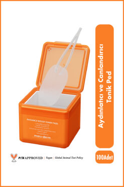 Maru.Derm Aydınlatıcı ve Canlandırıcı Tonik Ped 100 Adet