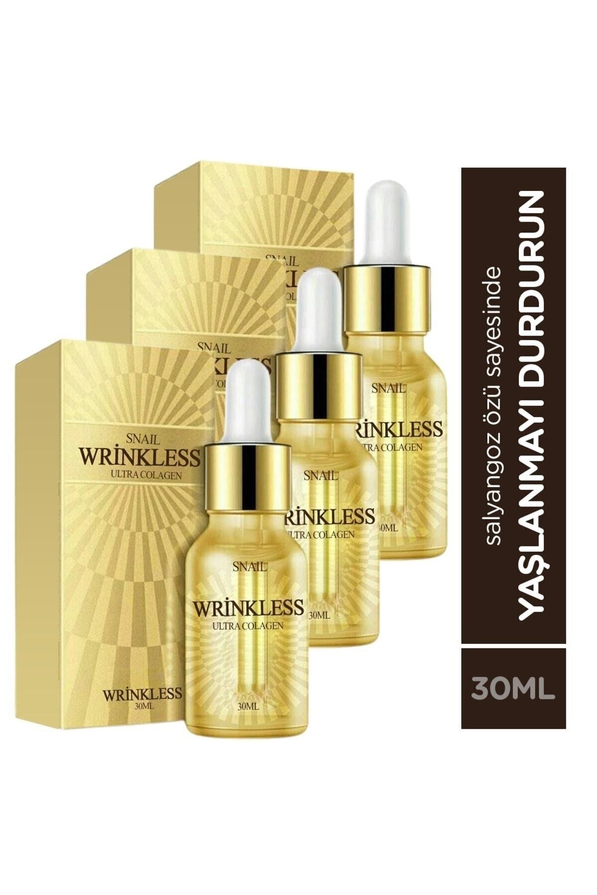 Wrınkless Snail Cream SNAİL WRINKLESS ULTRA COLLAGEN FACİAL SERUM SALYONGOZ OZLU SERUM