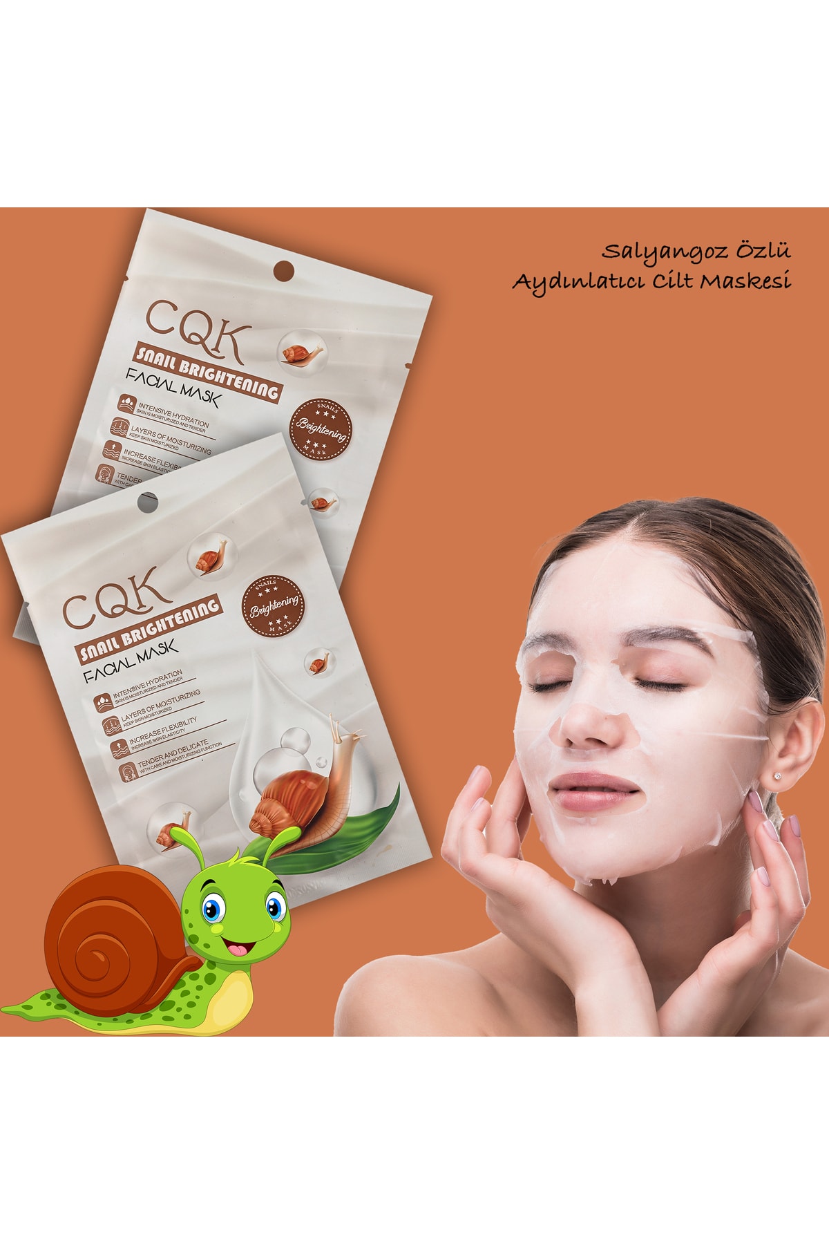 xolo Salyangoz Maskesi Aydınlatıcı Hidrasyon Centella Asiatica Özlü Snail Brightening XLM106