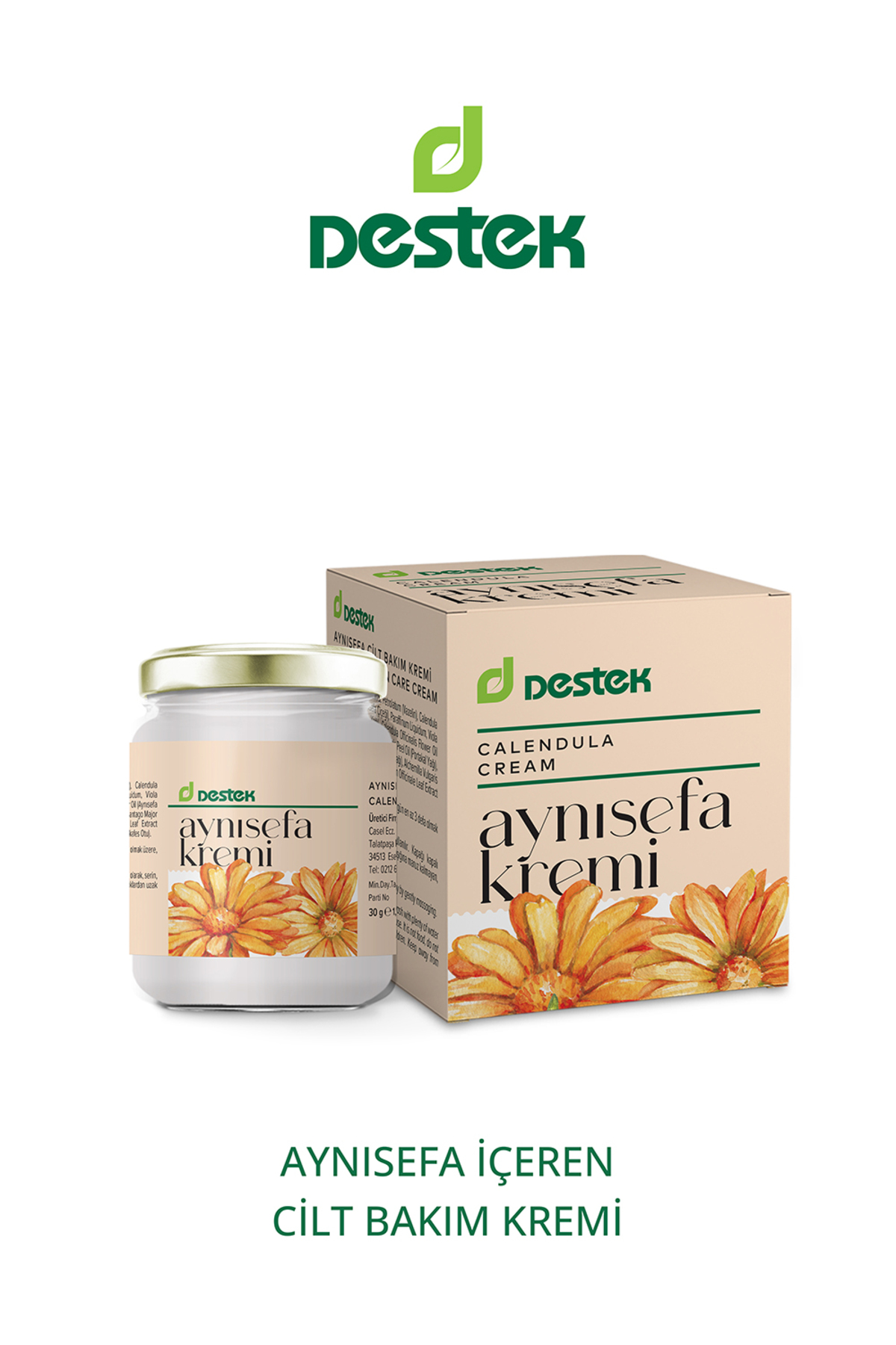 Destek Aynısefa Aynısefa Calendula Cilt Bakım Kremi 30 gr