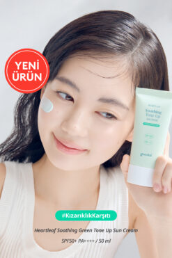 Goodal Kızarıklık Karşıtı Güneş Kremi Heartleaf Soothing Green Tone Up Sun Cream SPF50+ PA++++
