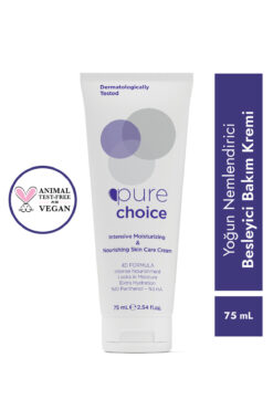 Pure Choice Yoğun Nemlendirici Ve Besleyici Cilt Bakım Kremi 75 Ml (4d Formula - %10 Panthenol + %5 Ha)