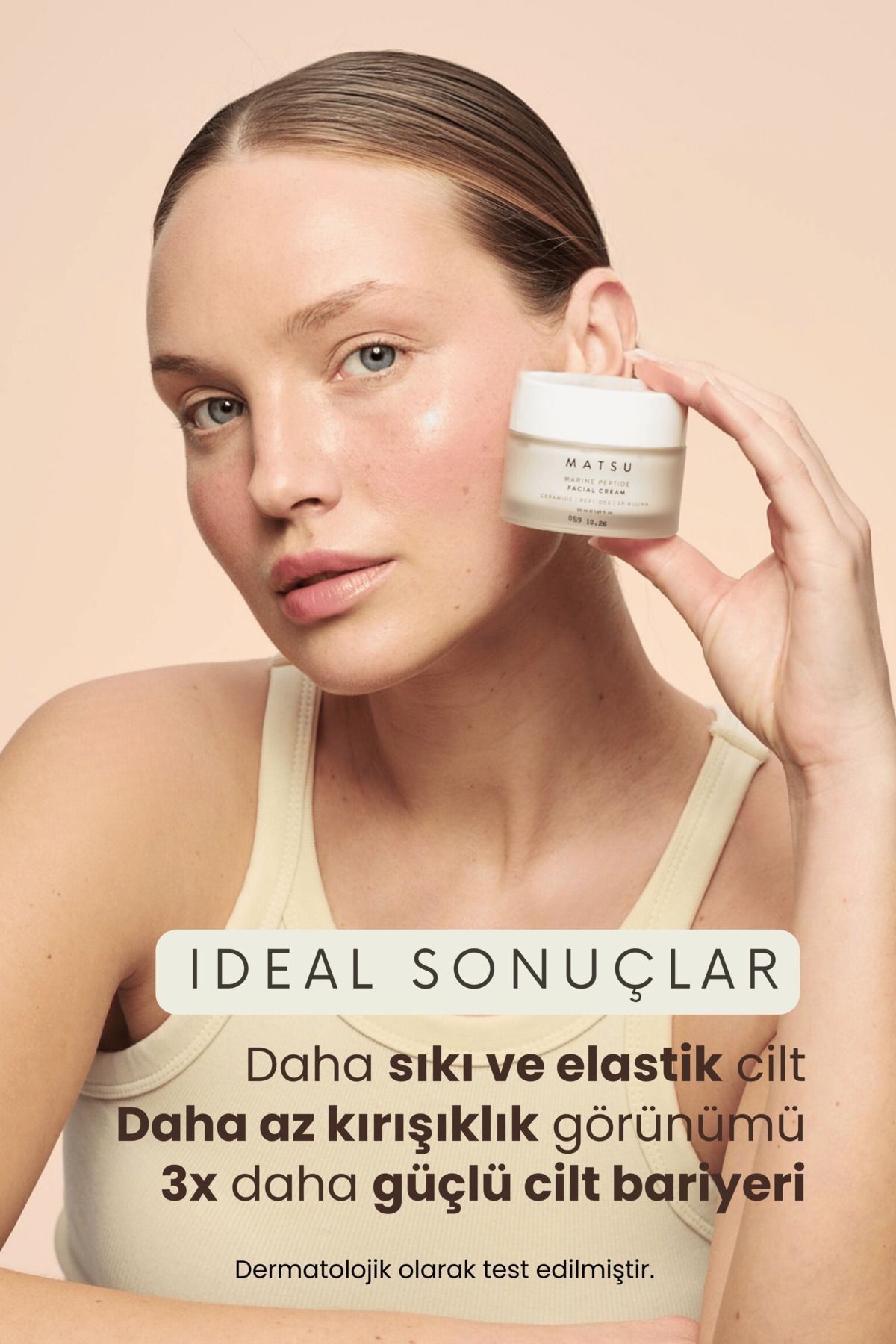 MATSU Marine Algae Bariyer Onarıcı Ve Besleyici Peptit Yüz Kremi 50 ml - Görsel 3