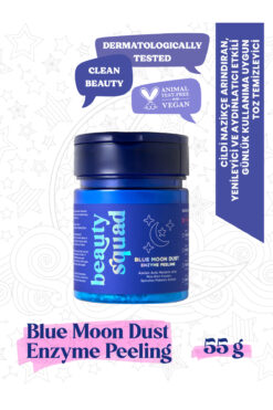 beauty squad Arındırıcı ve Aydınlatıcı Enzim Peeling Toz Temizleyici- Purifying & Blue Moon Dust Enzyme Peeling