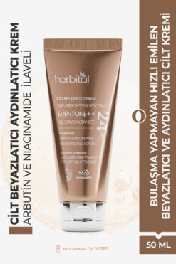 Herbital Cilt Beyazlatıcı, Kararma & Leke Karşıtı Krem | Koltuk Altı, Diz, Dirsek, Özel Bölge ve Yüz İçin