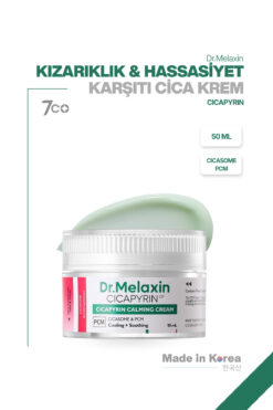 Dr.Melaxin Kızarıklık ve Hassasiyet Karşıtı Krem– Cica & PCM Teknolojili, Seramid Destekli Nemlendirici (50ml)