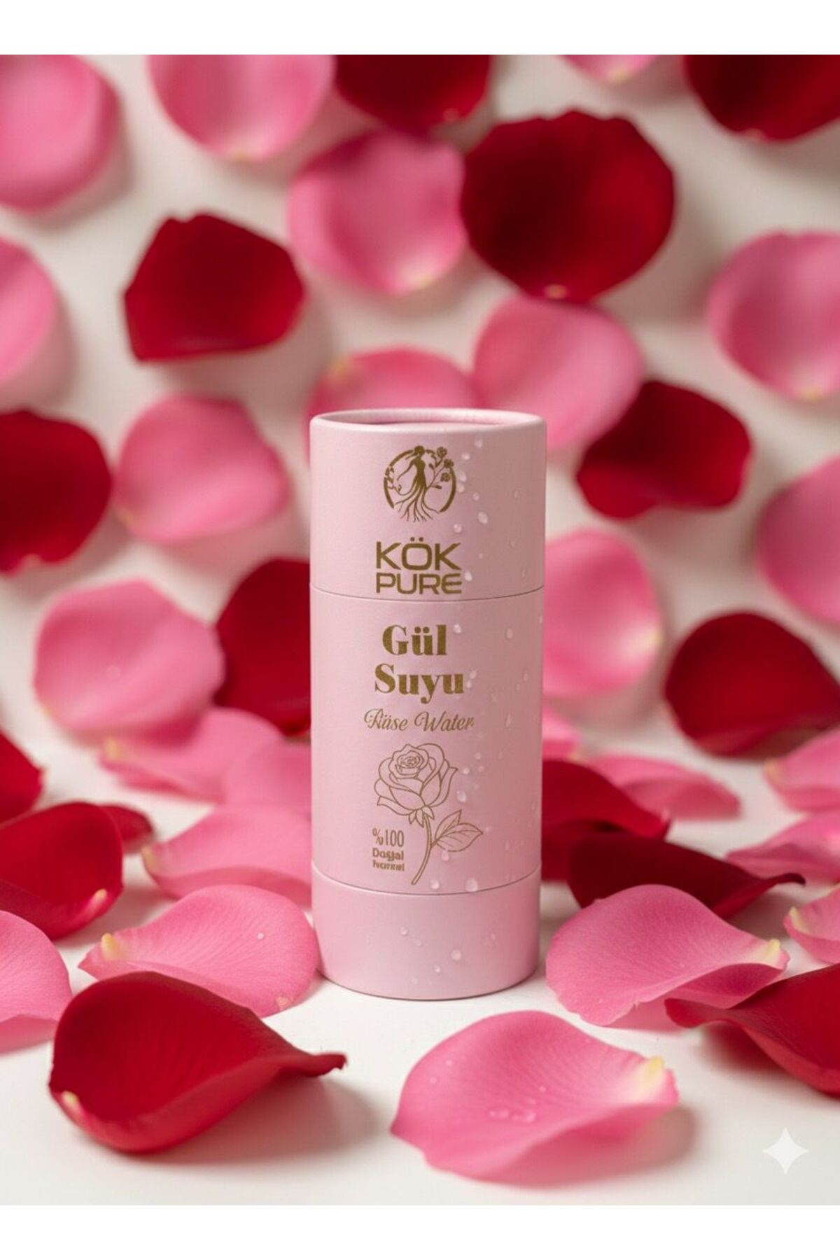 KÖK KOZMETİK Gül Suyu Gözenek Sıkılaştırıcı Aydınlatıcı Ve Arındırıcı Tonik %100 Doğal Ve Saf 100 ml - Görsel 3