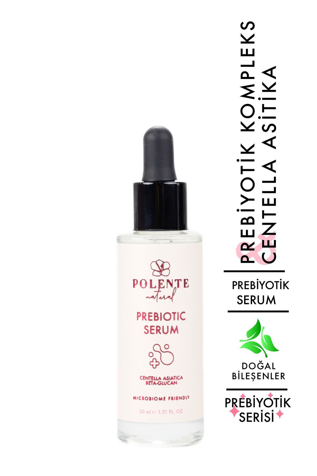 Polente Natural Prebiotic Serum - Cilt Mikrobiyomuna Destek Sunan Nemlendirici Prebiyotik Serum (30 ML)