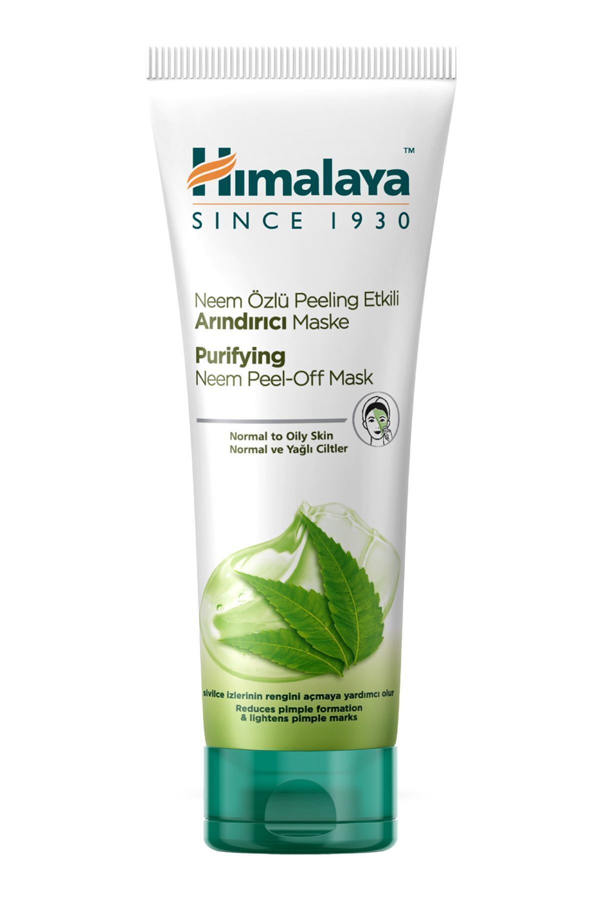 Himalaya Since 1930 Peeling Etkili Arındırıcı Yüz Maskesi, Neem, Zerdeçal, Parabensiz, Normal Ve Yağlı Ciltler, 75 ml