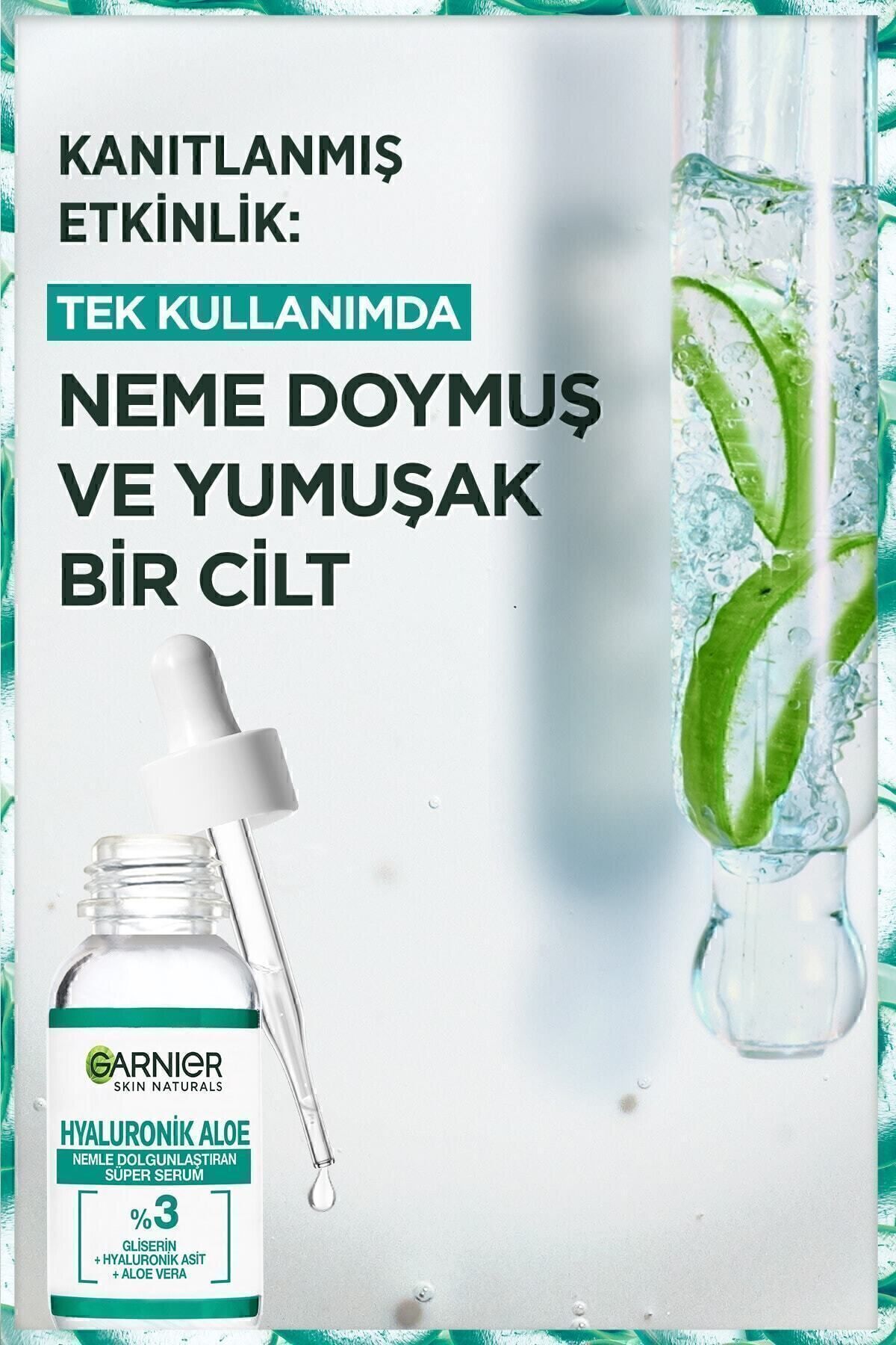Garnier C Vitamini Aydınlatıcı + AHA BHA Cilt Kusurları Karşıtı + Hyaluronik Aloe 3'lü Serum Seti - Görsel 2