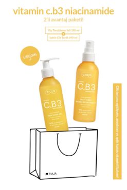 Ziaja Vitamin C.B3 Niacinamide Işıltılı Cilt Tonik 190ml + Temizleme Jeli 190ml 2'li Avantaj Paketi