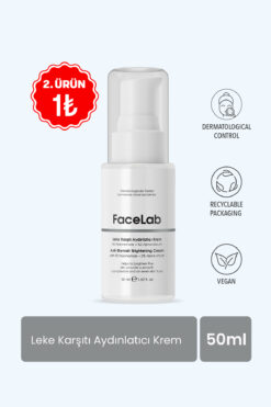 FaceLab Leke Karşıtı Niacinamide Alpha Arbutin Nemlendirici Cilt Bakım Kremi 50 ml