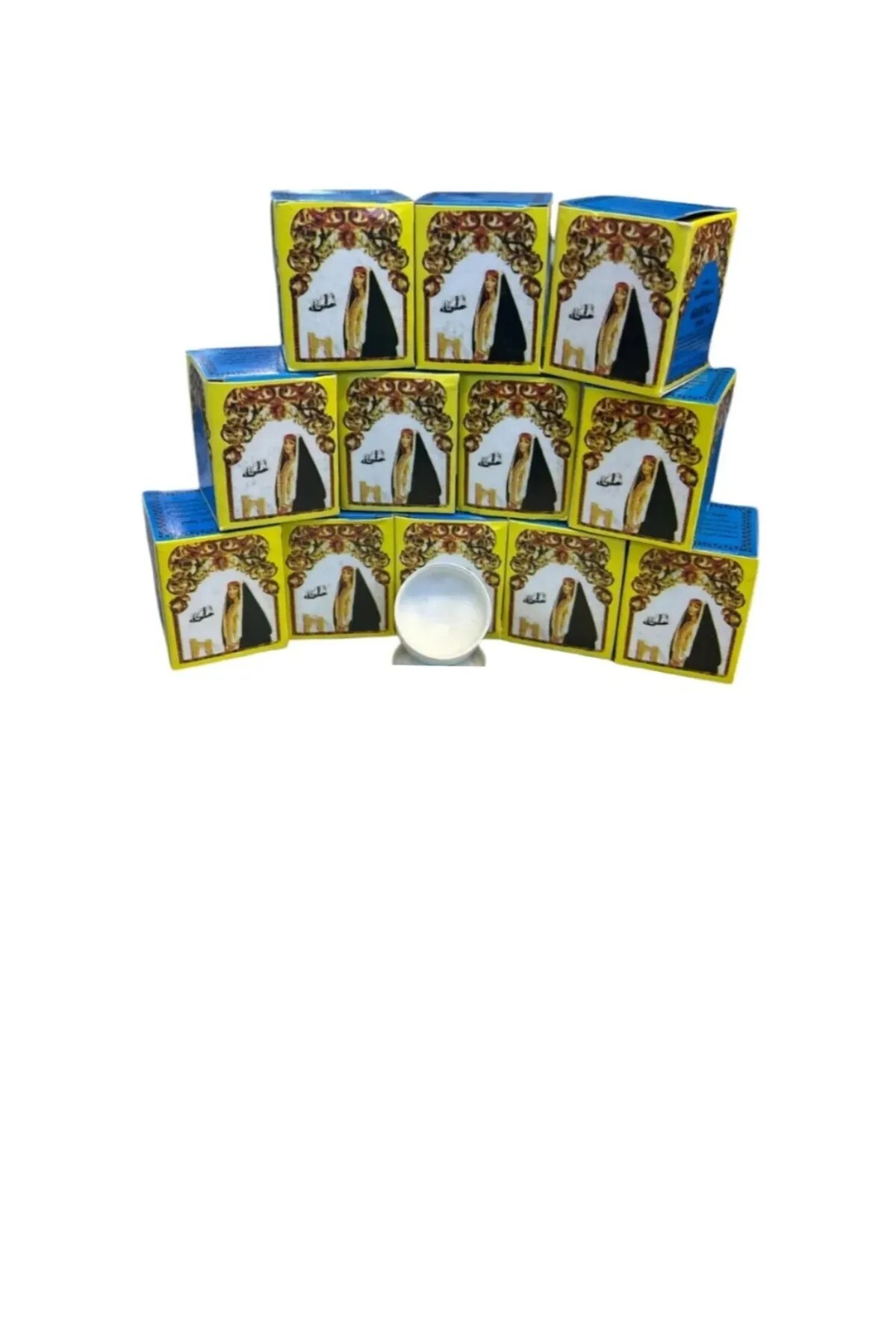 Home “Arap Kızı Kremi Mavi 12 Adet – Nemlendirici, Leke Karşıtı ve Canlandırıcı Cilt Bakım Kremi” - Görsel 3