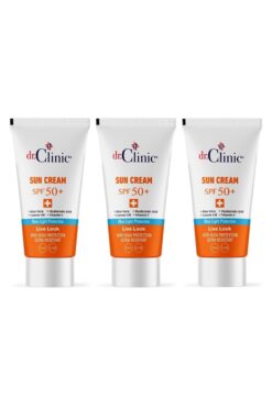 Dr. Clinic Dr.clinic Spf 50+ Güneş Koruyucu Krem 3'lü Set (50 Mlx3 Adet) ( Uva,uvb Ve Mavi Işık Koruma )