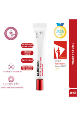 Dr.Different Vitalift-A Forte - Yaşlanma ve Kırışıklık Karşıtı %0.10 Stabilize Lipozom Retinal İçeren Gece Kremi