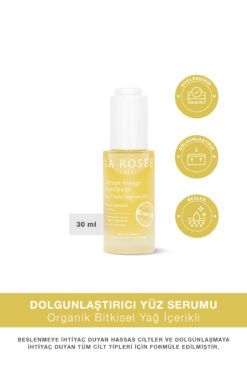 La Rosee Paris DOLGUNLAŞTIRICI YÜZ SERUMU 5 Organik Bitkisel Yağ İçerikli - 30 mL
