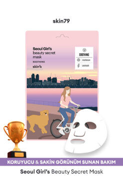 Skin79 Bol Esanslı Sakin Görünüm Sunan Güzellik Maskesi Seoul Girl’s Beauty Secret Mask – Soothing