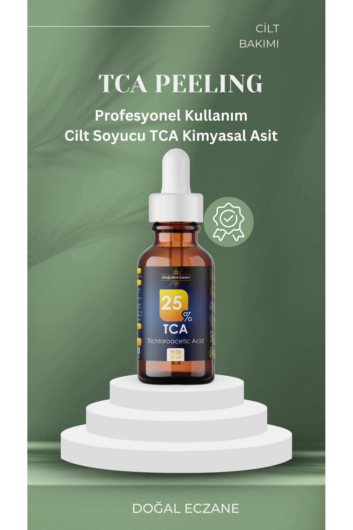 Doğal Eczane Tca Peeling %25 Sivilce Çukurları Serumu 30 ml - Görsel 3
