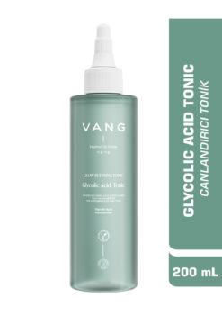 VANG Glikolik Asit Tonik | Canlandırıcı ve Gözenek Sıkılaştırıcı Tonik, Tüm Ciltler İçin 200 ml