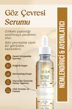 Baga Göz Altı ve Göz Çevresi Morluk Torba Koyu Halka Karşıtı Aydınlatıcı Caffein(Kafein) Serum