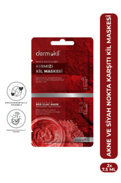 Dermokil Kırmızı Kil Maskesi (Akne & Karşıtı) 2* 7.5 ml