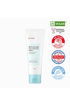 iUNIK Beta-Glucan Daily Moisture Cream – Vegan, Hafif ve Yapışkanlık Bırakmayan Derin Nemlendirici Krem