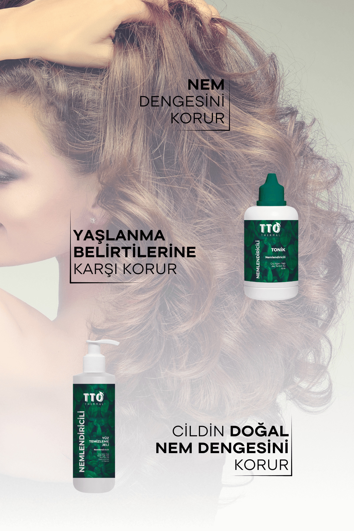 TTO Thermal Nemlendirici Cilt Bakım Seti – Derinlemesine Nemlendirici - Görsel 2