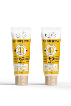 BEE'O 2'li Apicare Propolisli Yüz Güneş Kremi Paketi