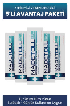 Madetoll Cilt Yenileyici, Nemlendirici Krem 30 gr 5'li Avantaj Paketi