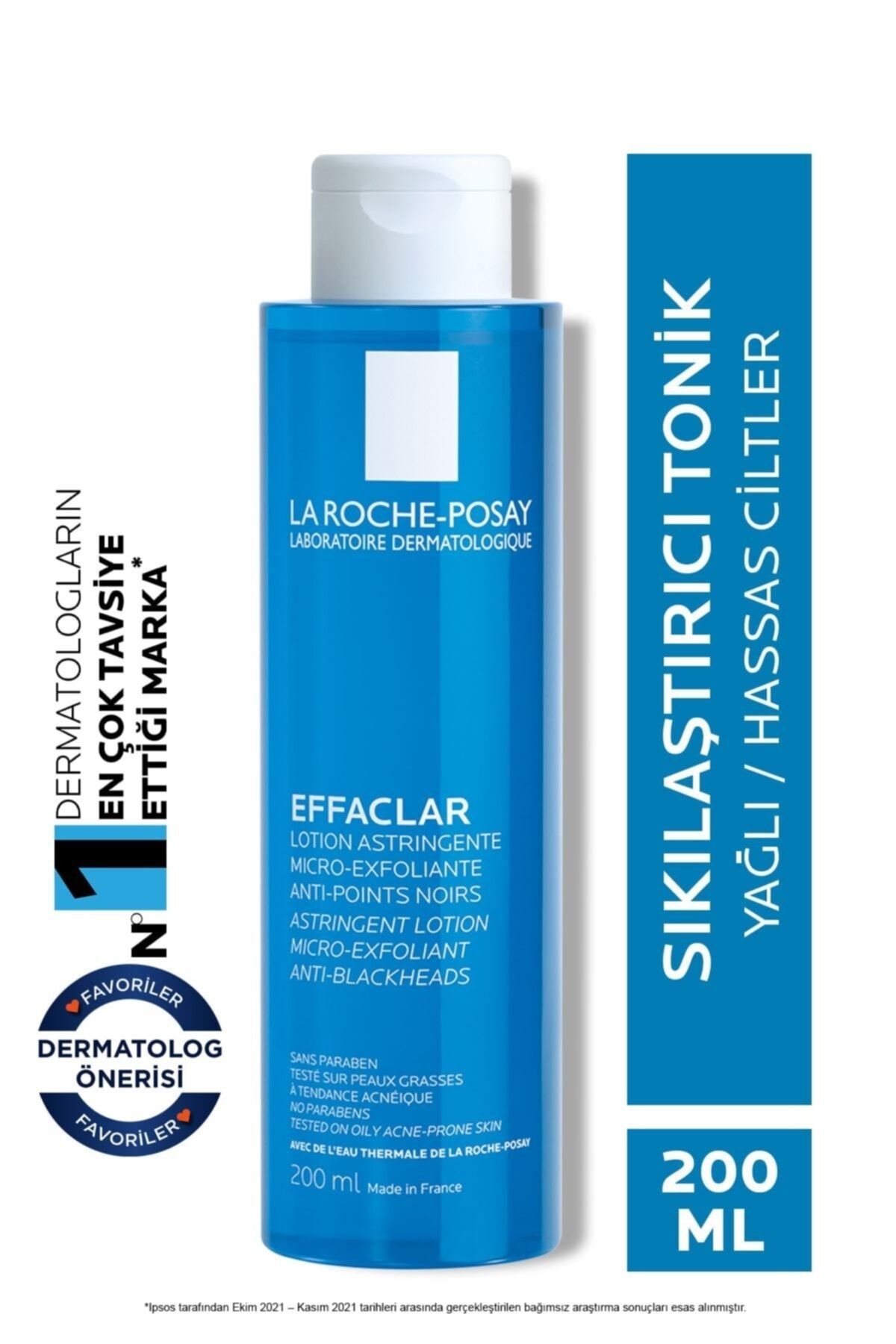 La Roche Posay Yağlı/Akneye Eğilim Gösteren Ciltler Ciltler Gözenek Sıkılaştırıcı Mikro Soyucu Tonik 200.Ml.