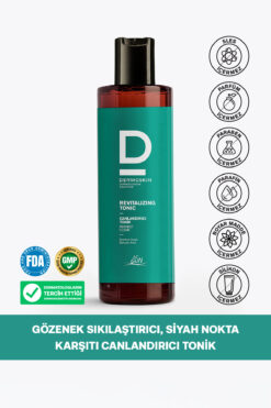 Dermoskin Acgun Sivilce ve Akne Karşıtı Canlandırıcı Tonik | Gözenek Sıkılaştırıcı | Salisilik Asit | 200 ml