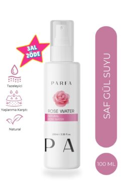 Parfa Saf Gül Suyu Gözenek Sıkılaştırıcı Aydınlatıcı Ve Arındırıcı Tonik %100 Doğal, 100 ml