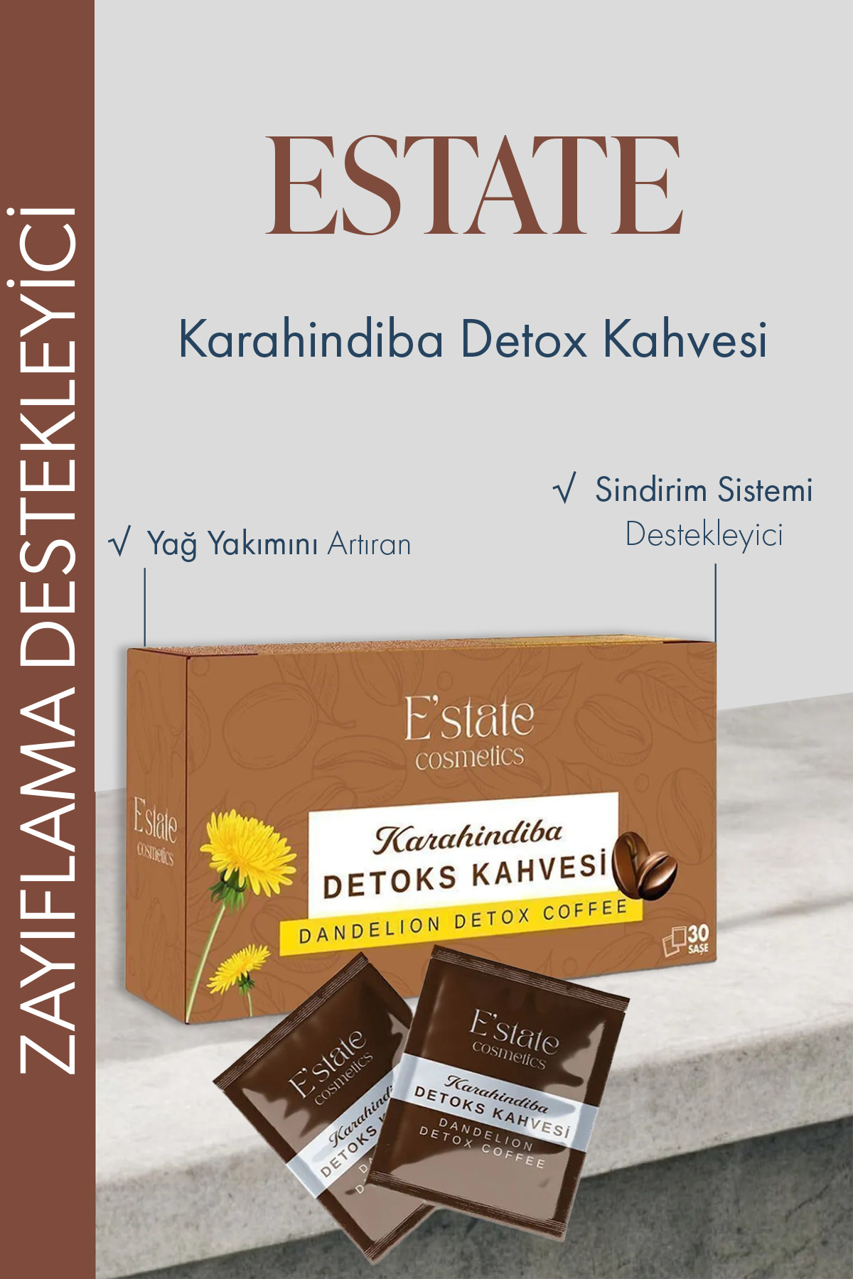 Estate Karahindiba ve Detox Kahvesi 30 Saşe - 150 Gr
