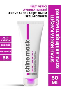 PROCSIN Siyah Nokta Karşıtı Soyulabilir Işıltı Maskesi 50 ml