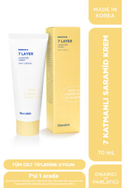 Hanskin 7 Layer Ceramide Cream- 7 Katmanlı Seramid Krem/hasarlı Cildi 1 Saat Içinde Güçlendirir 70ml