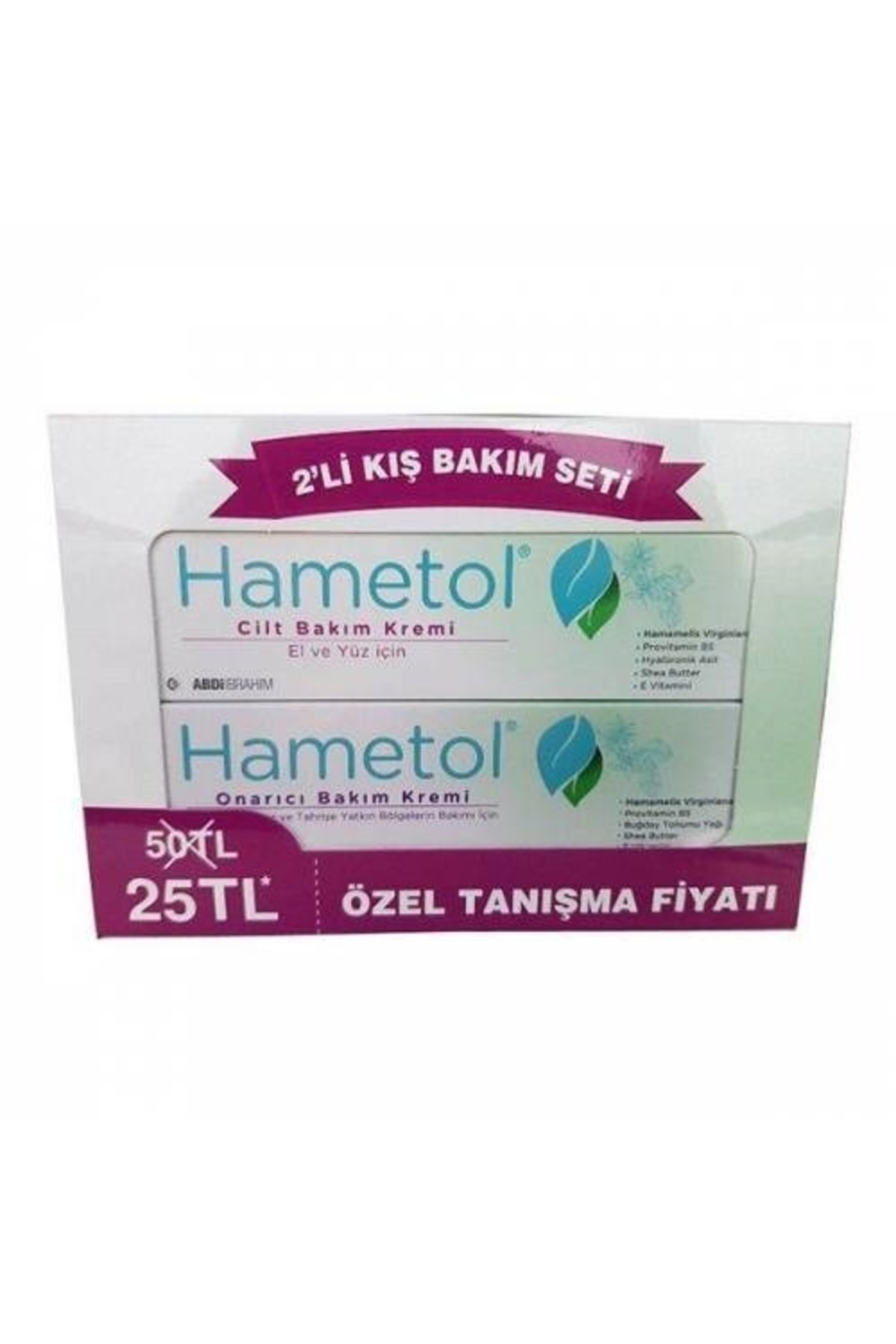 Hametol Onarıcı Bakım Kremi 30 Gr + Cilt Bakım Kremi 30 Gr