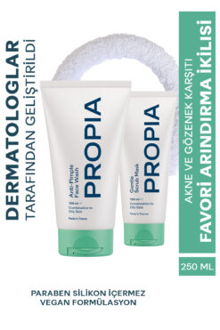 Propia Akne Eğilimli Ciltler İçin Siyah Nokta Karşıtı Ve Gözenek Sıkılaştırıcı Set Havlu Tac Hediyeli