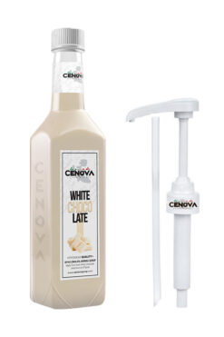 Cenova Beyaz Çikolata Kahve-Kokteyl Şurubu 1000 ML Gurme Seri Pompa Dahil