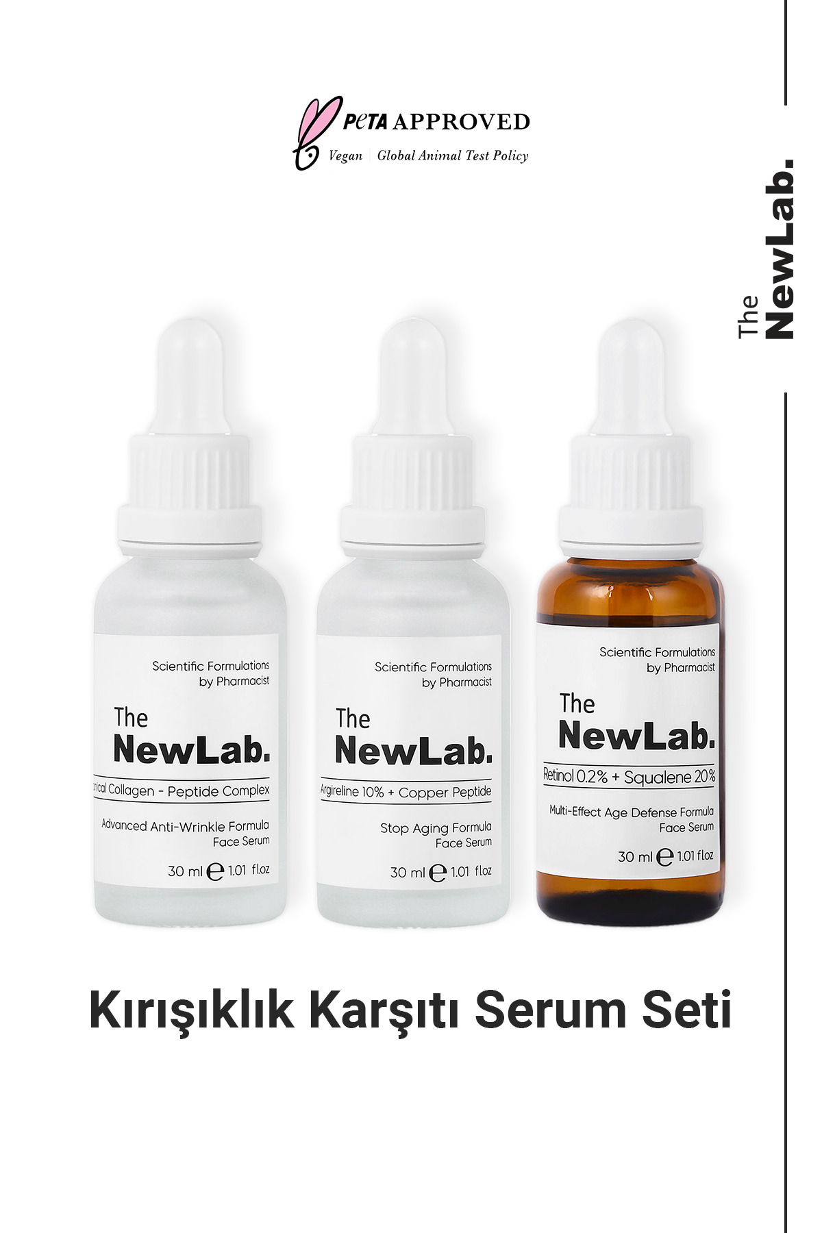 The NewLab Yaşlanma Ve Kırışıklık Karşıtı Serum Seti