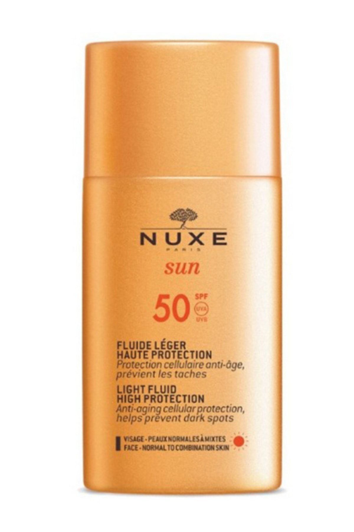 Nuxe Sun Spf 50 Light Fluid High Protection Hafif Dokulu Güneş Kremi 50 Ml