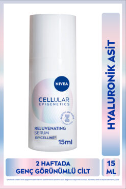 NIVEA Cellular Epigenetics Rejuvenating Yaşlanma Karşıtı Cilt Serumu 15ml,Dolgunlaştırıcı, Hyaluronik Asit