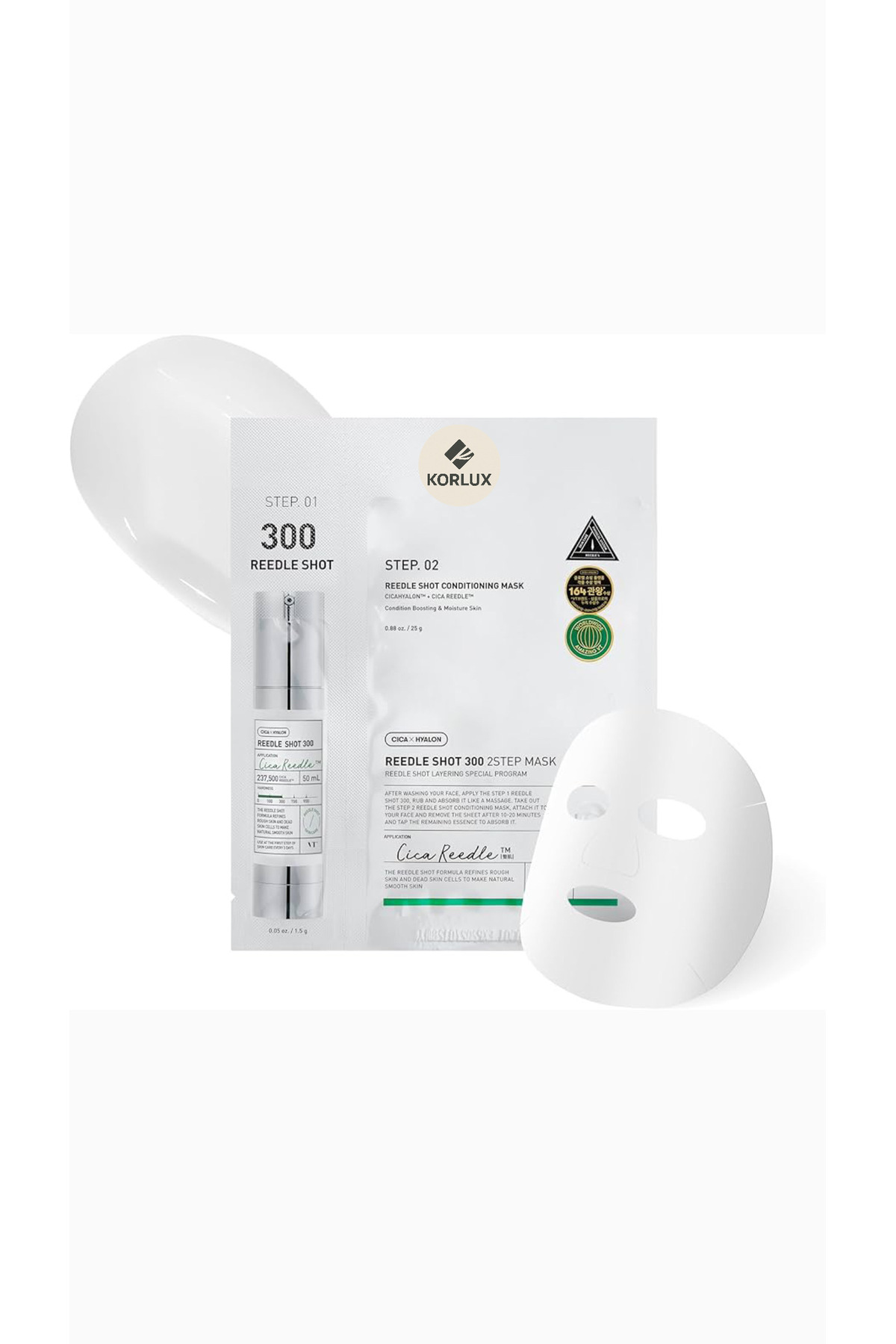 VT COSMETICS REEDLE SHOT 300 2 STEP MASK