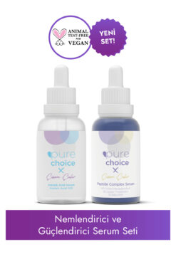 Pure Choice Nemlendirici ve Güçlendirici Serum Seti - Pure Choice x Çisem Çakır